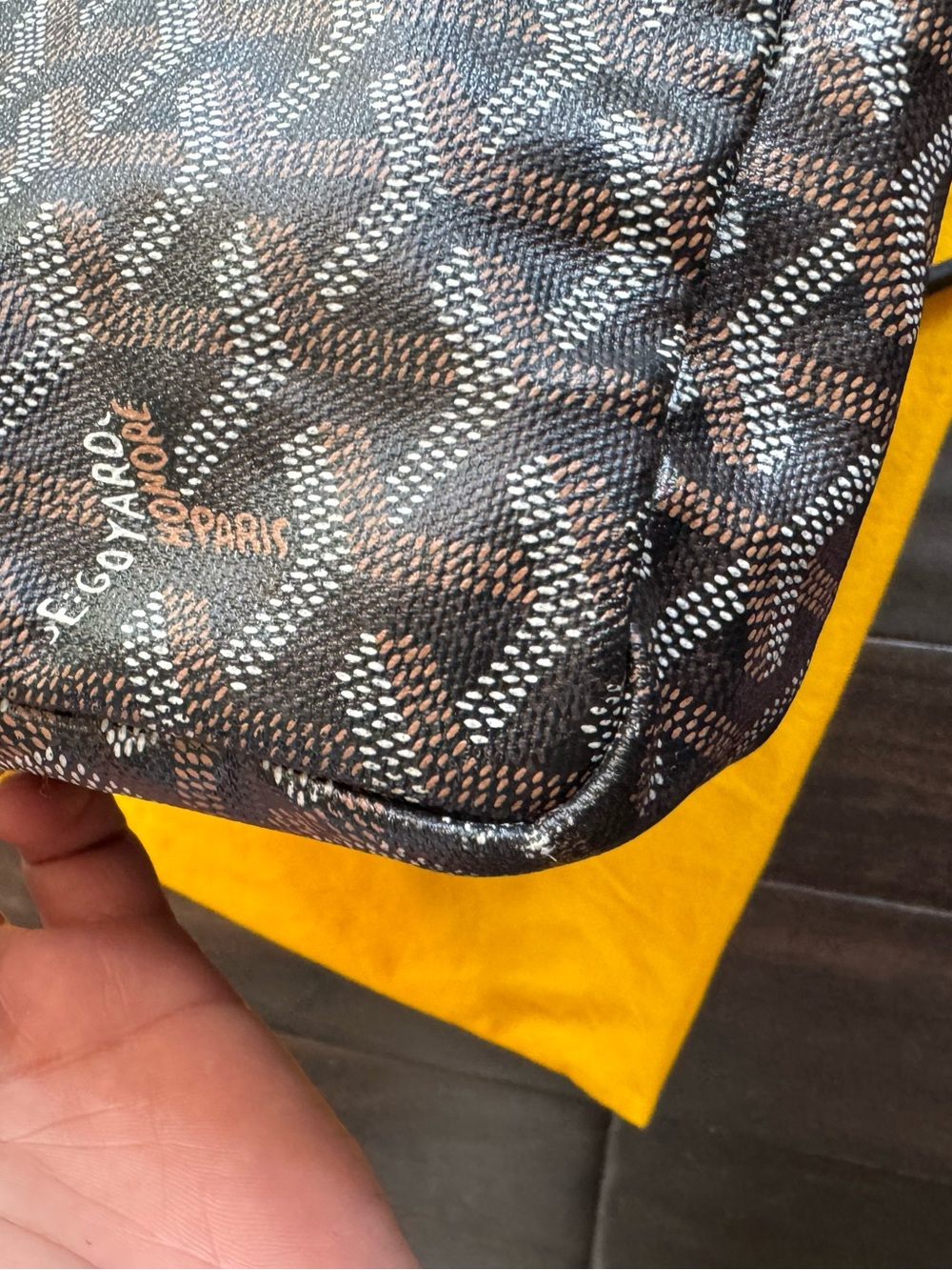Goyard Saint Louis GM Black Tote + Pouch Large - Picture 8 of 17